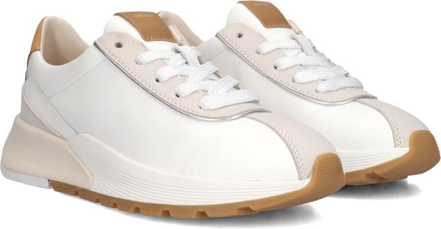 GEOX D Metropoli Sneakers Dames Leren Sneaker Wit