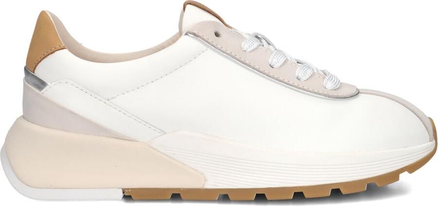 GEOX D Metropoli Sneakers Dames Leren Sneaker Wit