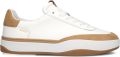GEOX U Dynamia Sneakers Heren Leren Sneaker Wit - Wit