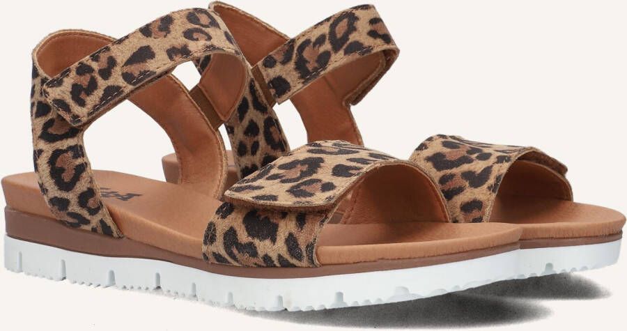 Giga Leopard Sandalen bruin Leer Dames
