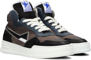 Retro Sneaker G4011 Hoge sneakers Leren Sneaker Jongens Grijs