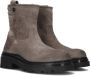 Bruin Tinten G4045 Enkellaarsjes Enkelboots met rits Meisjes Taupe - Thumbnail 1