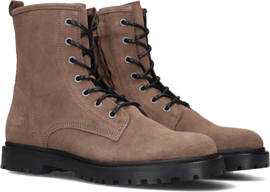 Giga G4200 Veterboots Laarzen Met Veters Meisjes Kids Taupe