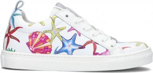 Giga G3922 Lage sneakers Leren Sneaker Meisjes Wit