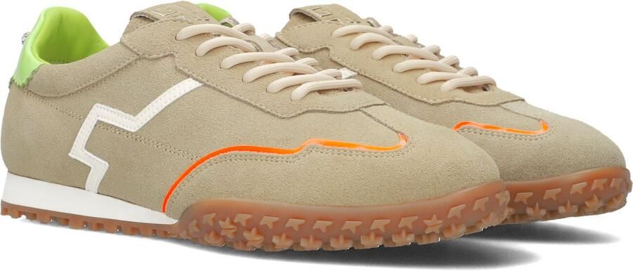 GIO+ Lage Sneakers Dames Cielo Leer Beige