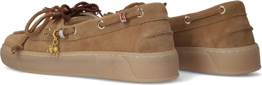 GIO+ Moka Mocassins Dames Instappers Bruin - Foto 5