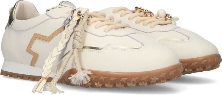 GIO+ Lage Sneakers Dames Cielo Leer Wit