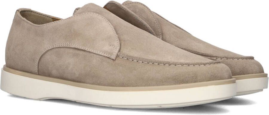 GIORGIO Instappers Heren 56401 Maat: 45 Materiaal: Suède Kleur: Beige