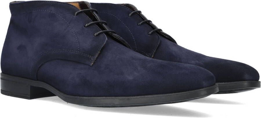 Giorgio Amalfi Schoen Suede Navy Schoen cm Suede Heren Veterschoenen