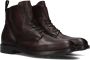 Giorgio HE88605 Heren sneakersHeren veterschoenVrije tijd half-hoog Bruin - Thumbnail 1