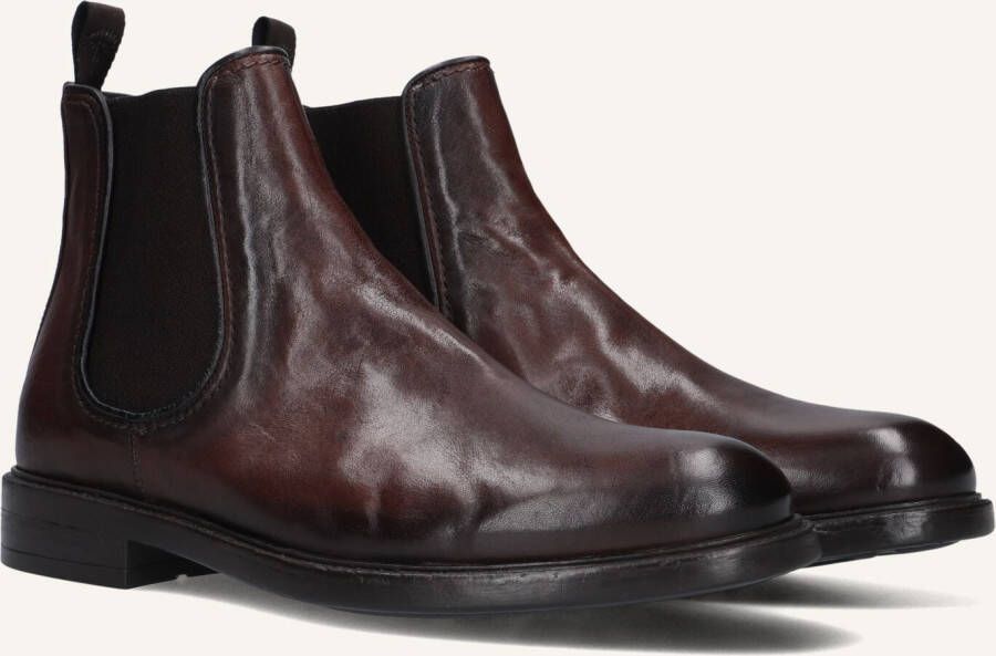 GIORGIO Chelsea Boots Heren 88610 Maat: 42 Materiaal: Leer Kleur: Bruin