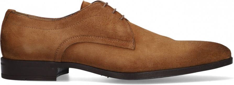 Giorgio Amalfi Schoen Suede Cognac Schoen cm Suede Heren Veterschoenen