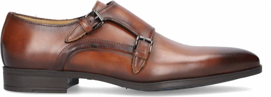 Giorgio Scandicci Schoen Monk Strap Bruin Schoen cm Leer Heren Gespschoenen Double monk strap - Foto 2