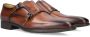 Giorgio Scandicci Schoen Monk Strap Bruin Schoen cm Leer Heren Gespschoenen Double monk strap - Thumbnail 1