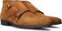 Giorgio Amalfi Schoen Cognac Schoen cm Suede Heren Gespschoenen Double monk strap - Thumbnail 1