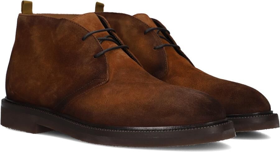 GIORGIO Veterboots Heren 54001 Maat: 40 Materiaal: Suède Kleur: Cognac