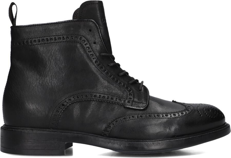 GIORGIO Veterboots Heren 88609 Maat: 41 Materiaal: Leer Kleur: Zwart - Foto 2