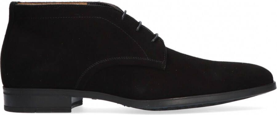 Giorgio Amalfi Schoen Suede Zwart Schoen cm Suede Heren Veterschoenen