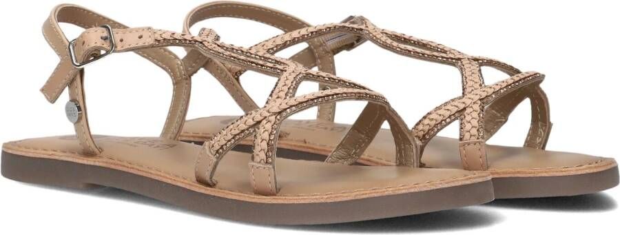 Gioseppo Witte Romeinse Leren Sandalen Beige Dames