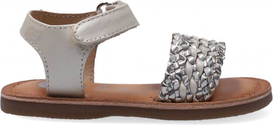 Gioseppo leren sandalen wit zilver Meisjes Leer Meerkleurig 22