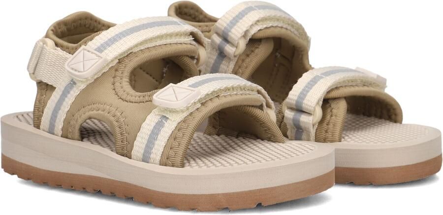 Shoesme Groene Lichtgewicht Sandaal Sandalen Kind Jongens Green Beige Spandex