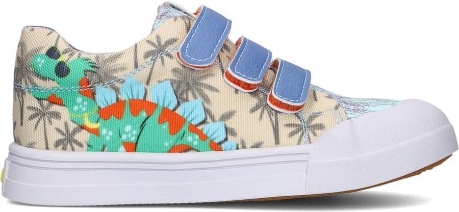 Go Banana's sneakers beige blauw oranje Jongens Textiel All over print 22
