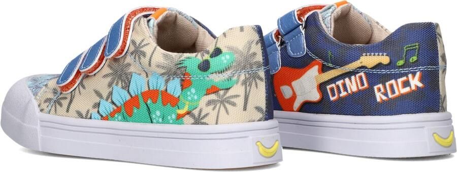 Go Banana's sneakers beige blauw oranje Jongens Textiel All over print 26 - Foto 5