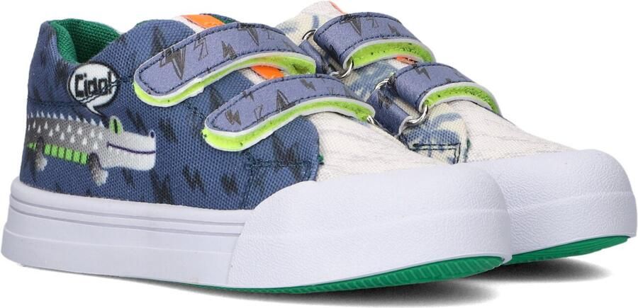 Go Banana's Sneakers Jongens Blue Beige Canvas Go Banana'