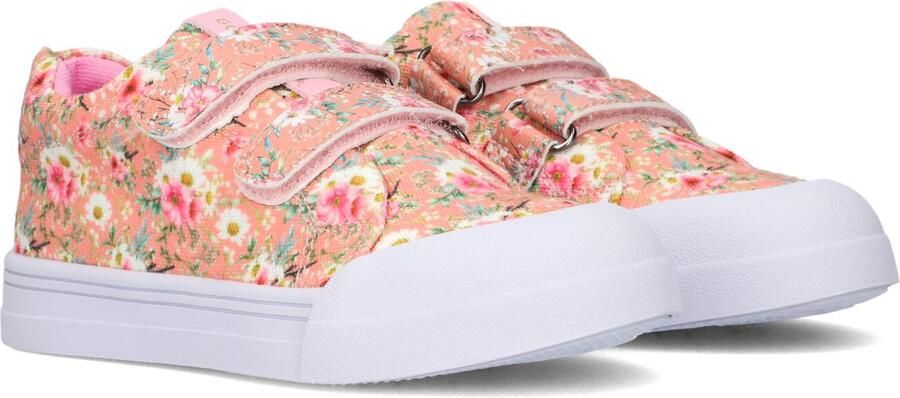 Go Banana's Go Banana S Sneaker Klittenband Peach Flowers Sneakers Kinderen Meisjes PEACH FLOWER Canvas