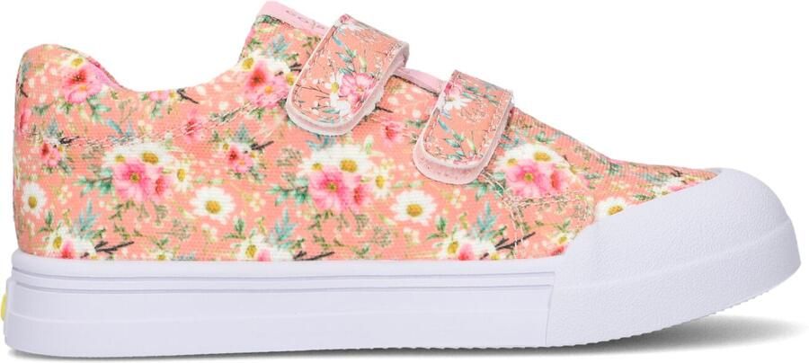 Go Banana's Go Banana S Sneaker Klittenband Peach Flowers Sneakers Kinderen Meisjes PEACH FLOWER Canvas