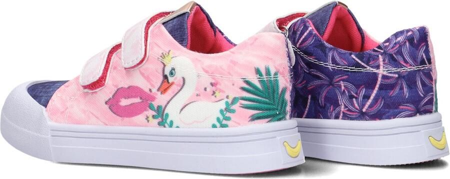 Go Banana's Go Bananas Swan Sneakers Meisjes Roze - Foto 4