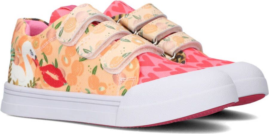 Go Bananas Roze Lage Sneakers Swan