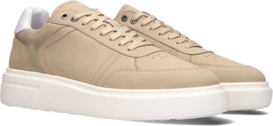 Bruin Tinten Tufted 2 Lage sneakers Heren Beige