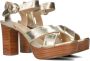 Goosecraft Malou 3 Sandalen Dames Goud - Thumbnail 1