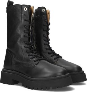 Goosecraft Evan 3 Veterboots Laarzen Met Veters Dames Zwart