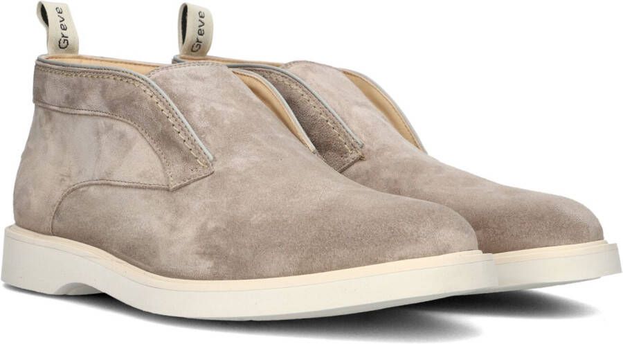 Greve Beige Suède Heren Nette Schoenen Vito 3331R Beige Heren