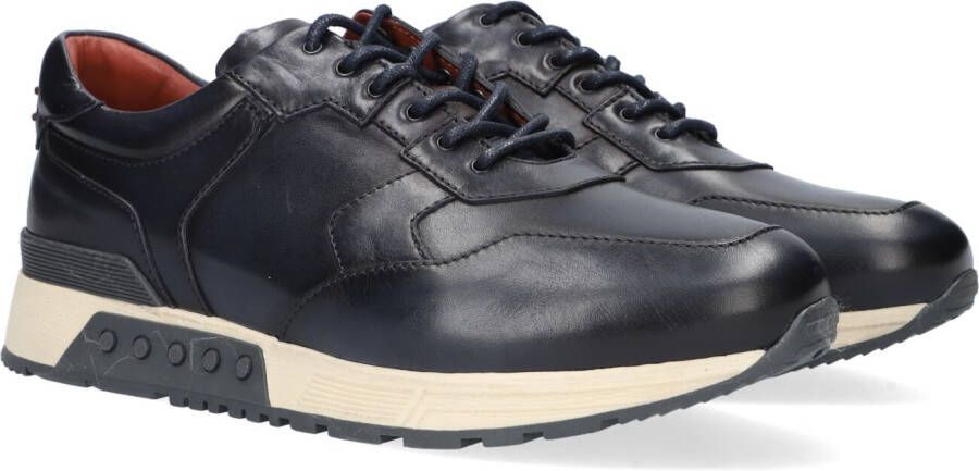 Greve Haarlem K Lage sneakers Leren Sneaker Heren Blauw