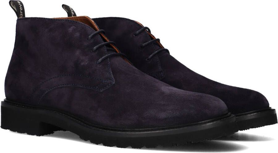 GREVE Veterboots Heren Deventer 5550 Maat: 42 Materiaal: Suède Kleur: Blauw