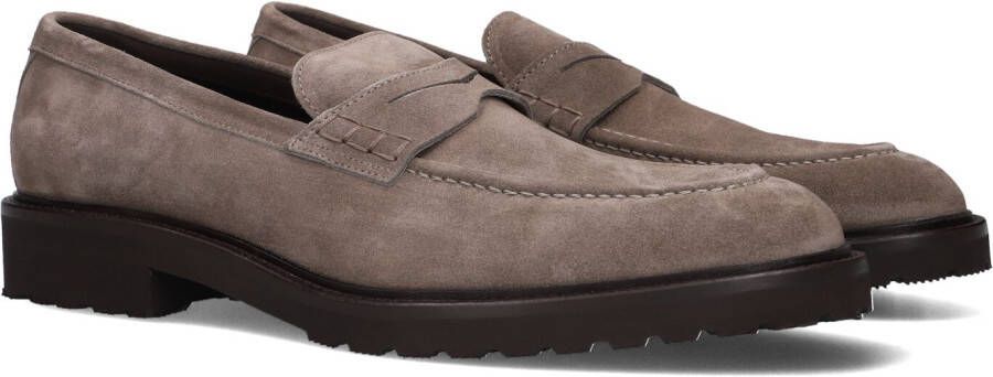 GREVE Loafers Heren Cabernet 4334 Maat: 44 Materiaal: Suède Kleur: Taupe
