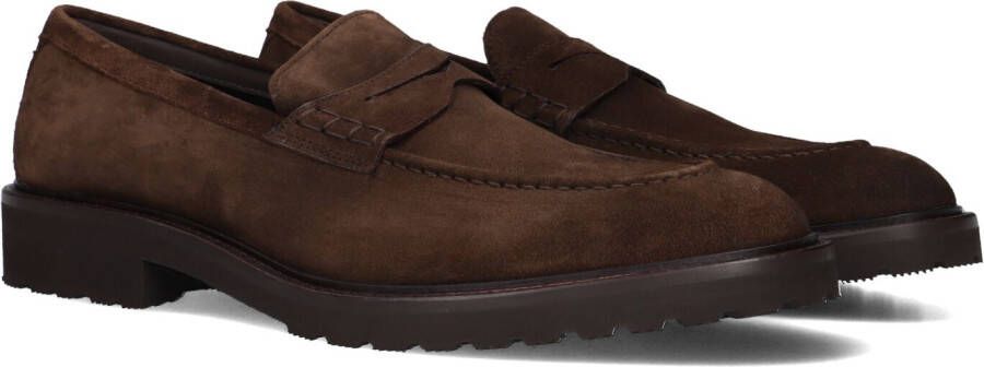 GREVE Loafers Heren Cabernet 4334 Maat: 45 Materiaal: Suède Kleur: Bruin