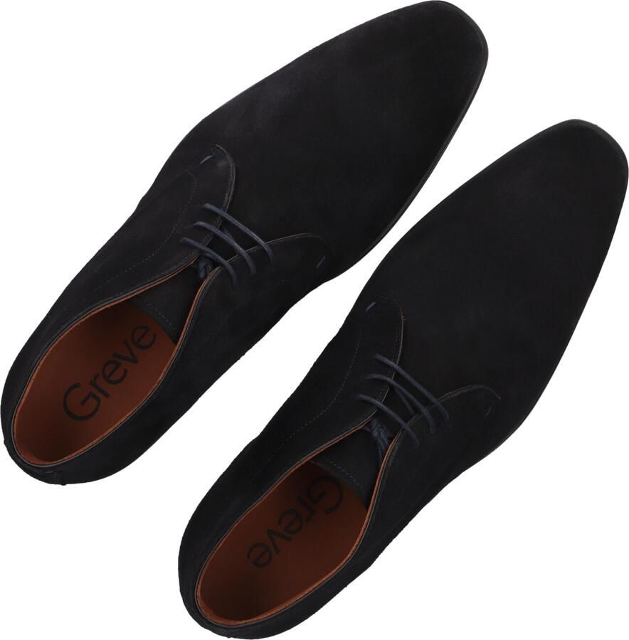 GREVE Nette Schoenen Heren 3541.04 Gouda Suède Blauw - Foto 3