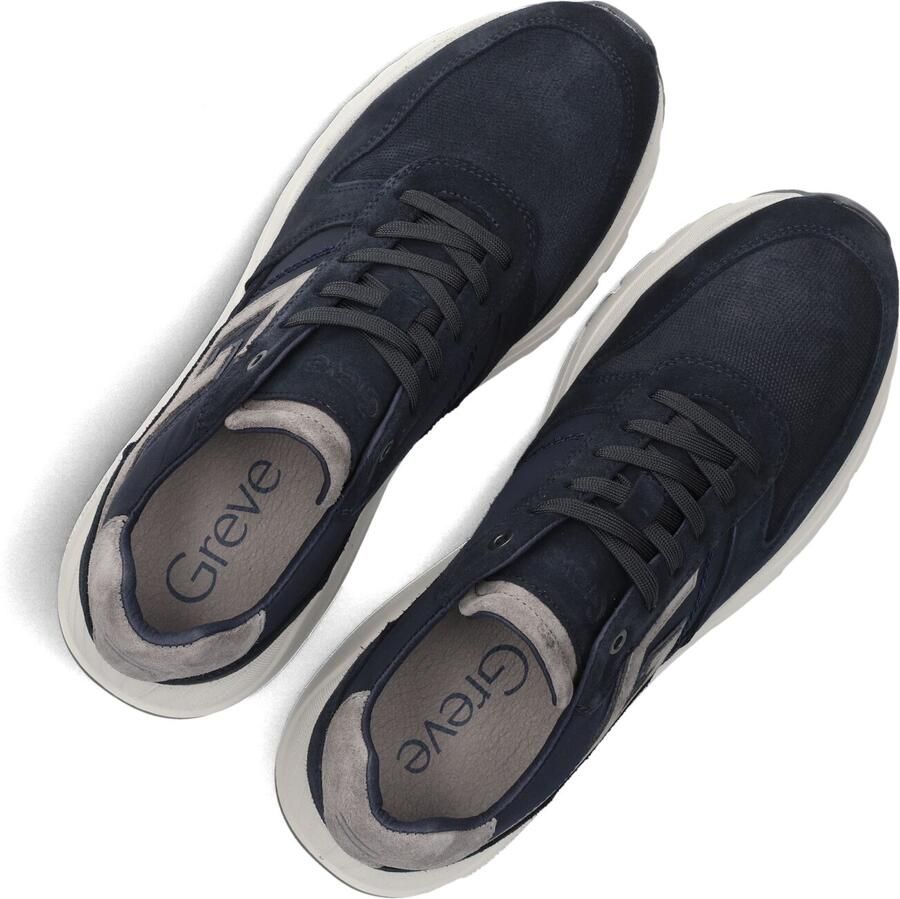 GREVE Lage Sneakers Heren Arnhem Suède Donkerblauw - Foto 2