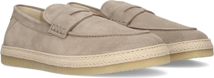 GREVE Loafers Heren Cannes Maat: 41 Materiaal: Suède Kleur: Taupe