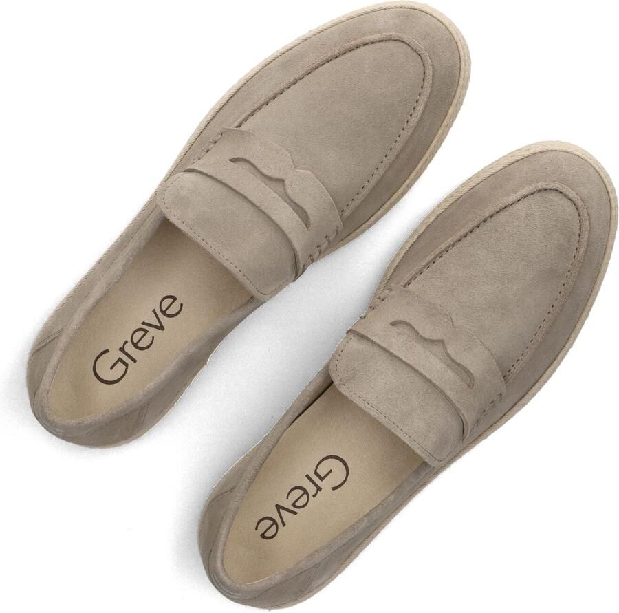 GREVE Loafers Heren Cannes Maat: 41 Materiaal: Suède Kleur: Taupe - Foto 2