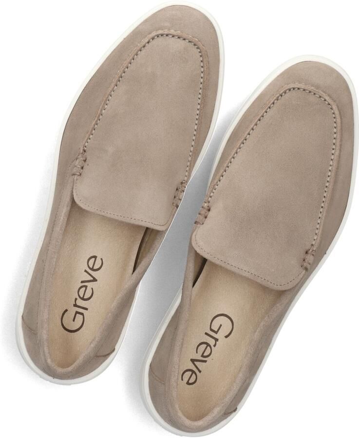GREVE Loafers Heren Wave Maat: 47 Materiaal: Suède Kleur: Taupe - Foto 2