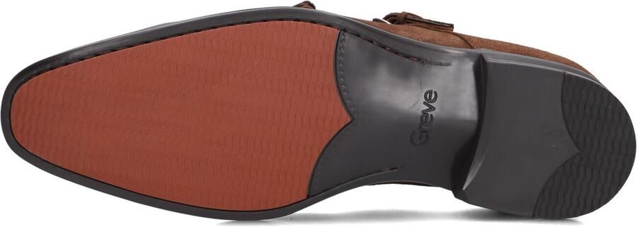 GREVE Nette Schoenen Heren 3441.07 Gouda 42 5 Suède Bruin - Foto 4