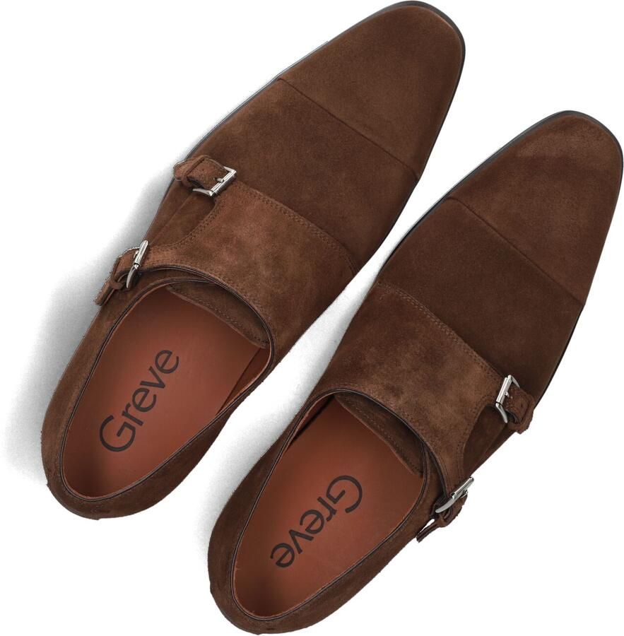 GREVE Nette Schoenen Heren 3441.07 Gouda 42 5 Suède Bruin - Foto 2