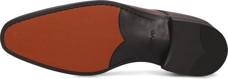 GREVE Nette Schoenen Heren Gouda 02 Maat: 44 5 Materiaal: Leer Kleur: Cognac - Foto 5