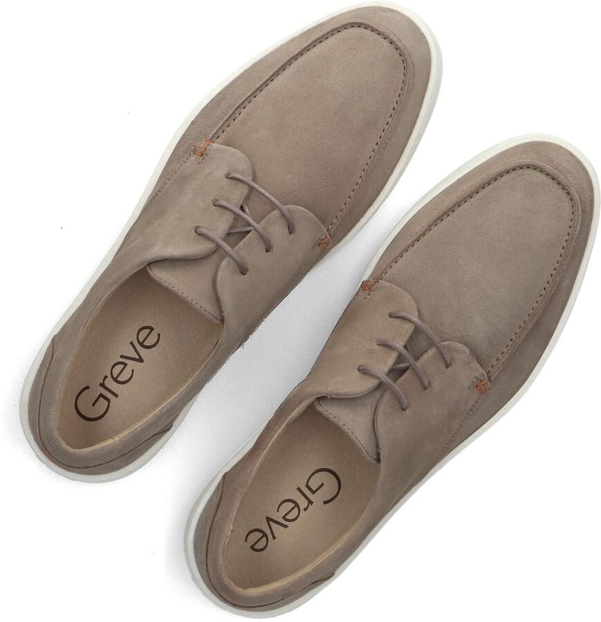 GREVE Lage Sneakers Heren Wave Maat: 41 Materiaal: Suède Kleur: Taupe - Foto 2