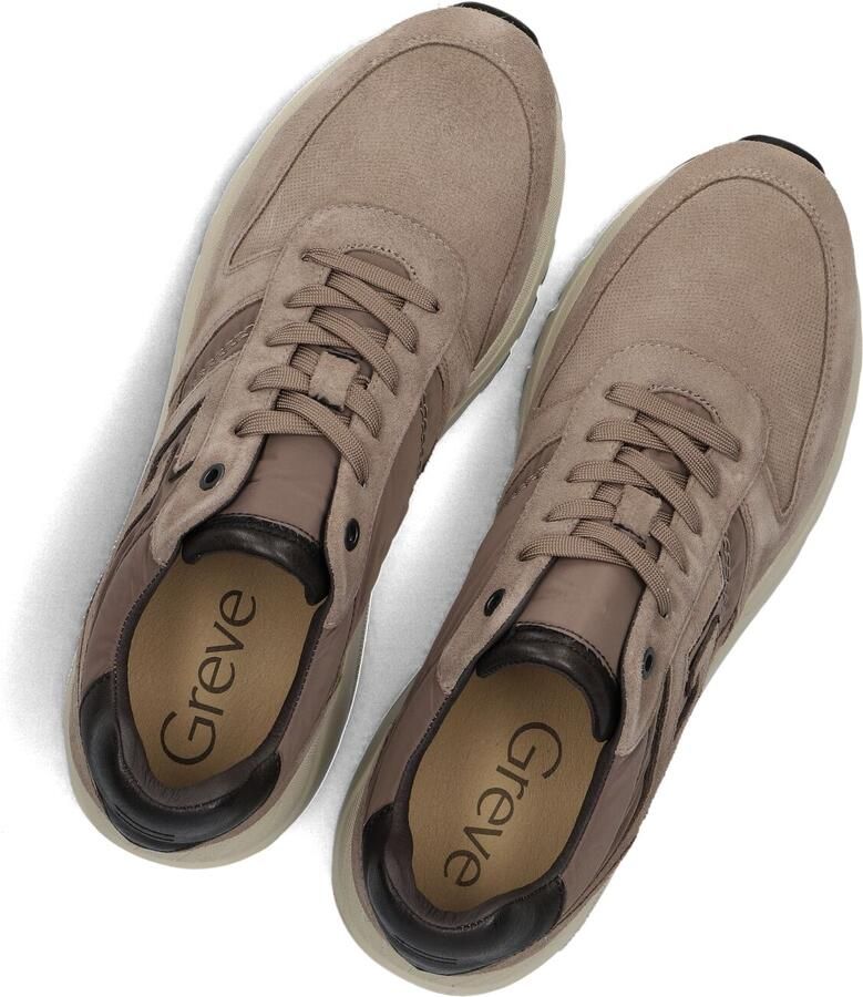 GREVE Lage Sneakers Heren Arnhem Suède Taupe - Foto 4